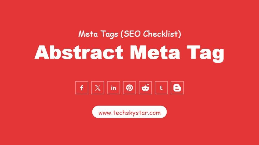 Abstract Meta Tag