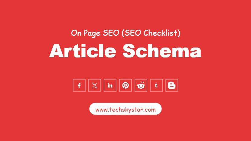 Add Article Schema to Improve SEO & Increase Traffic