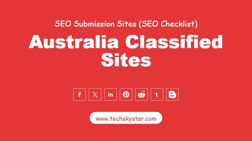 180+ Australia Classified Ads Sites - Improve SEO Rankings