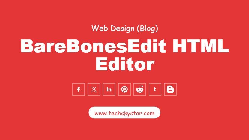 Barebonesedit HTML Web Editor