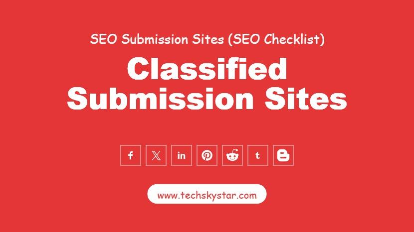 900+ Classified Submission Sites - Improve Website Visibility