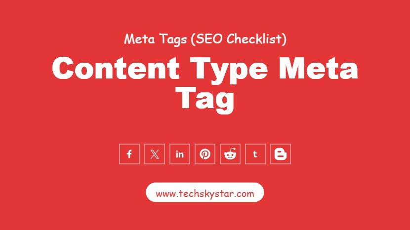Content Type Meta Tag