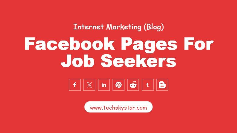 12 Best Facebook Pages for Job Seekers