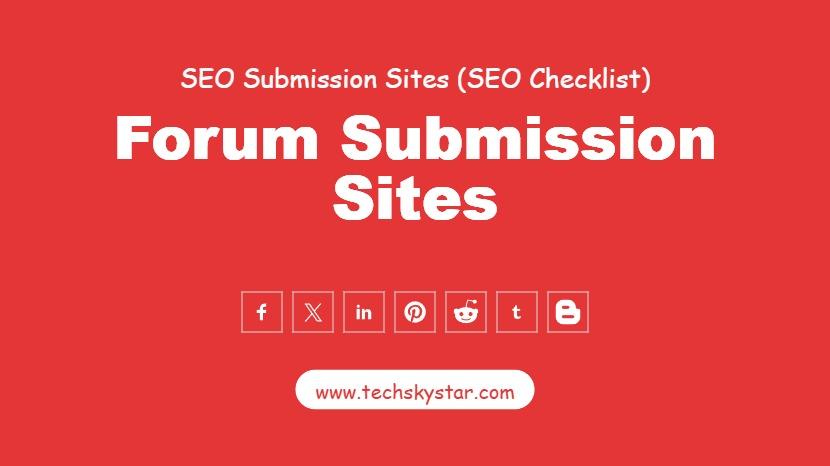 1300+ Forum Submission Sites - Improve Rankings & Visibility