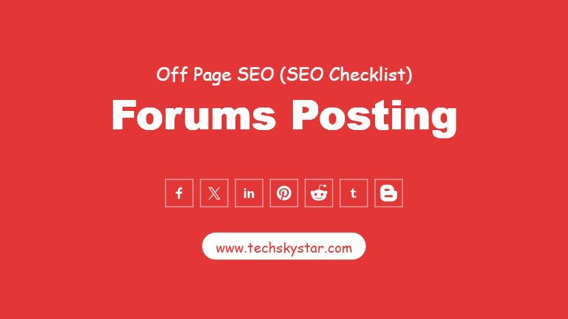 Forums Posting - Boost Website Traffic