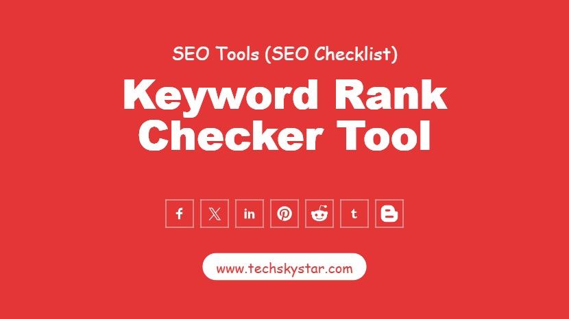 Keyword Rank Checker Tool