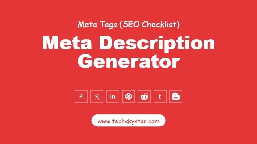 Meta Description Generator