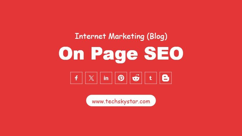 What is On Page SEO? How to Optimize Web Page