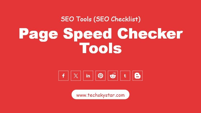 Page Speed Checker Tools