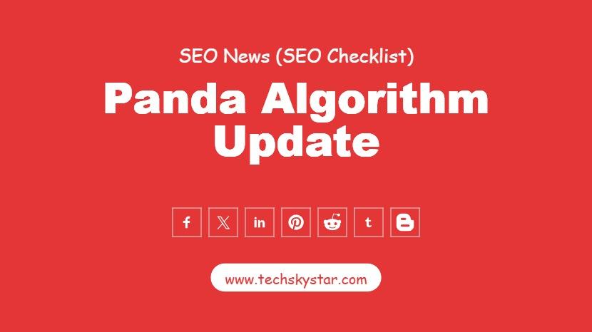 Panda Algorithm Update