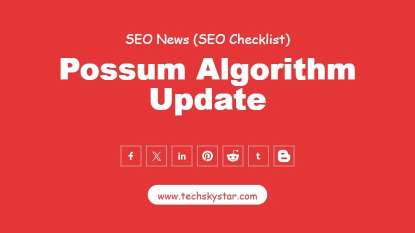 Possum Algorithm Update
