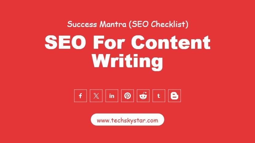 SEO for Content Writing
