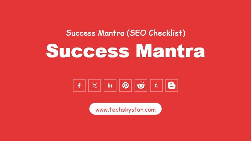 Success Mantra