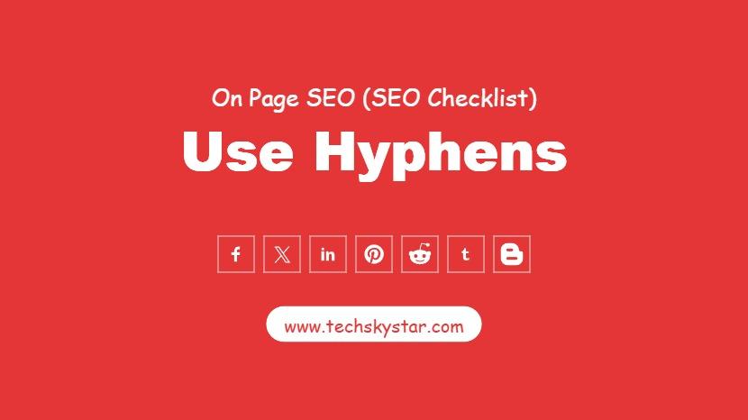 Use Hyphens Instead of Underscores