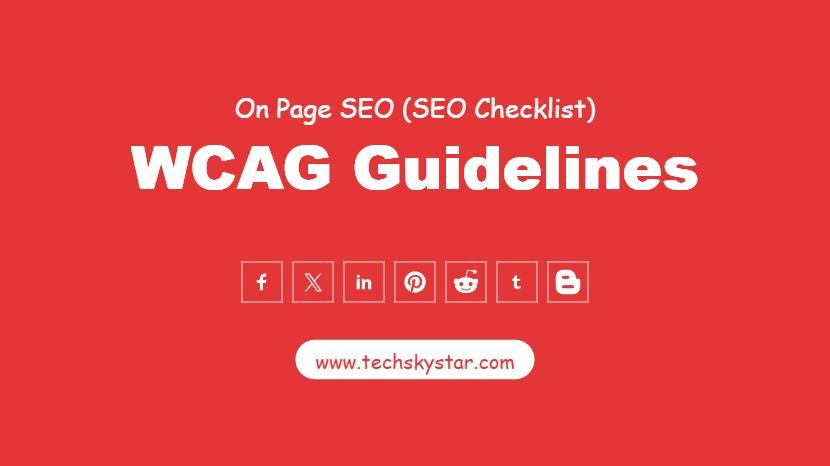 Follow WCAG Guidelines for Better Accessibility