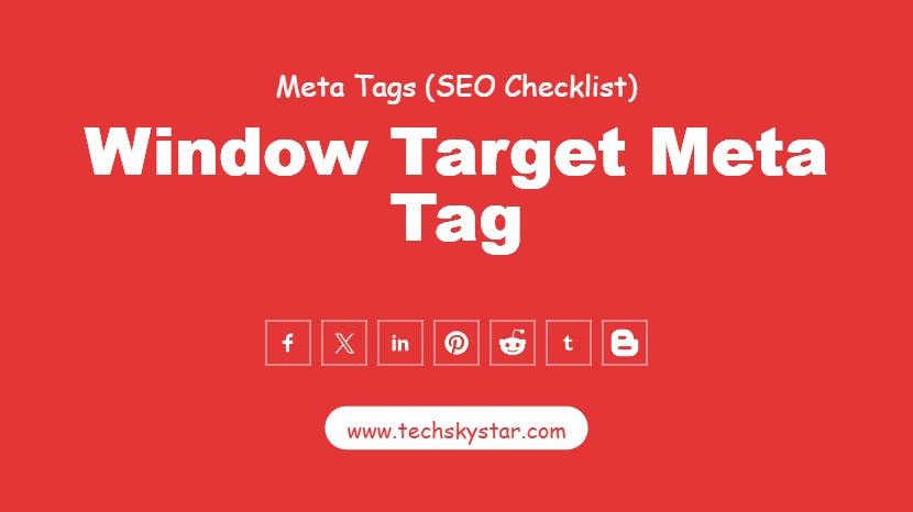 Window Target Meta Tag