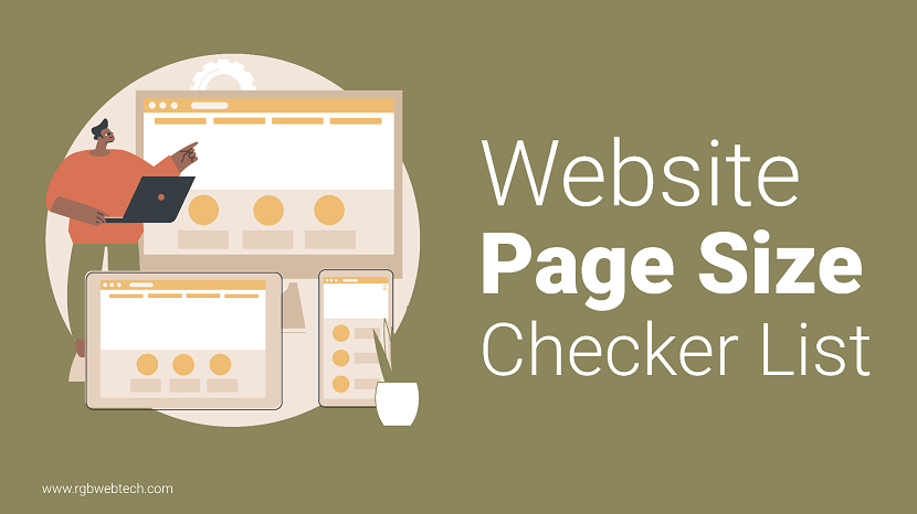 Web Page Size Checker